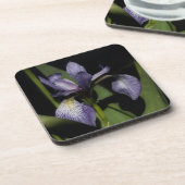 ブルーフラッグアイリスフラワー コースター (左側)