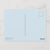 ブルーフラッグアイリスフルーアデリーズフランスのカナダケベック ポストカード (裏面)