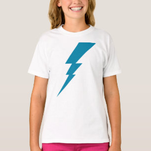 ブルーフラッシュ稲妻ボルト Tシャツ