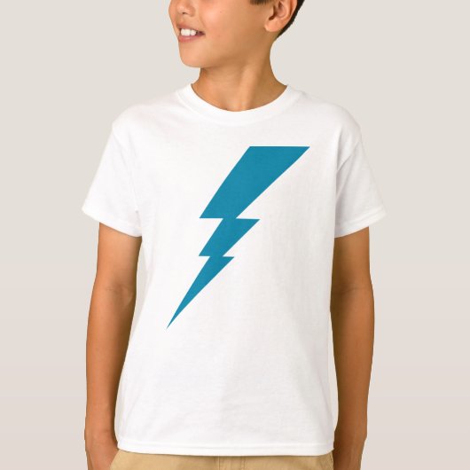 ブルーフラッシュ稲妻ボルト Tシャツ (正面)