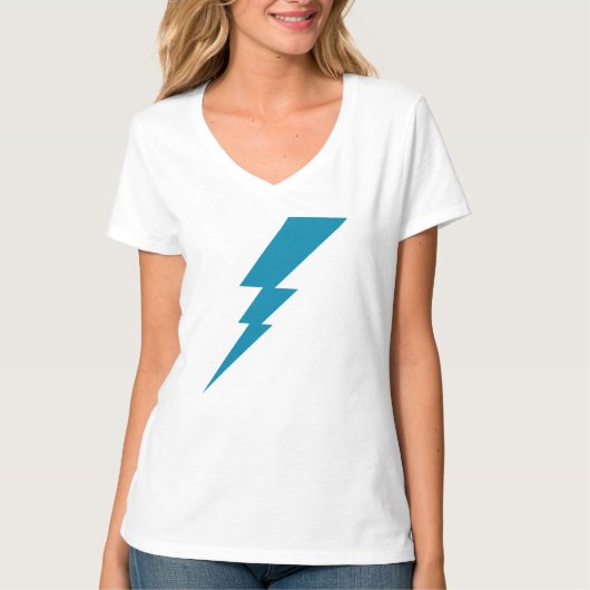 ブルーフラッシュ稲妻ボルト Tシャツ (正面)