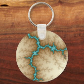 ブルーフラッシュ – フラクタル キーホルダー (正面)