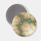 ブルーフラッシュ – フラクタル マグネット (正面/裏面)