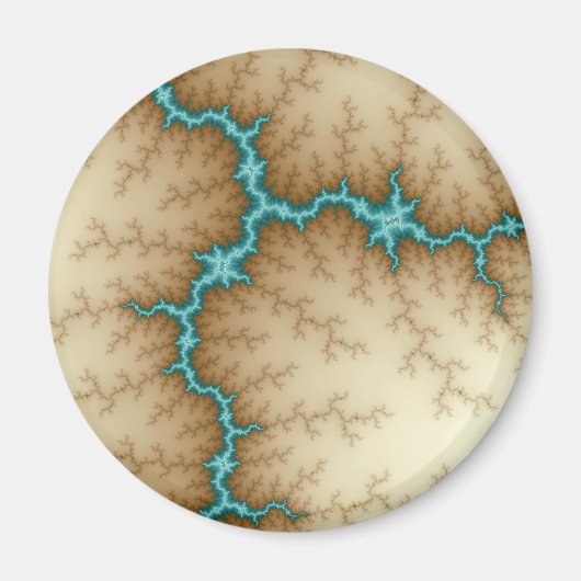 ブルーフラッシュ – フラクタル マグネット (正面)