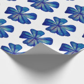 ブルーフラップラッピング紙 ラッピングペーパー (角)