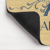 ブルーフラフランスのリッシュマウスパッド マウスパッド (コーナー)