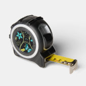 ブルーフラワーつる植物&バタフライ メジャー (傾斜)