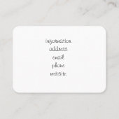 ブルーフラワーでミツバチが集まる|過去記事 名刺 (裏面)