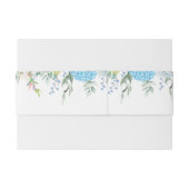 ブルーフラワーアジサイ 招待状ベリーバンド (裏面例)