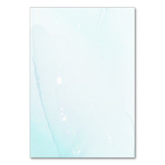 ブルーフラワーエレガントカスタム結婚式 テーブルナンバー (裏面)