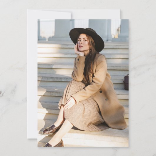 ブルーフラワーエレガントズ卒業パーティー 招待状 (裏面)