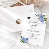 ブルーフラワーエレガントズ卒業パーティー 招待状