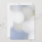 ブルーフラワーエレガントチノワジェリーブライダルシャワー 招待状 (裏面)