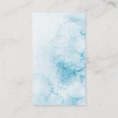 ブルーフラワーオムツエレガントラッフルチケット エンクロージャーカード (裏面)