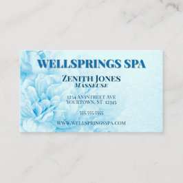 ブルーフラワースパマッサージ 名刺