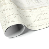 ブルーフラワーズサンフラワーズドラゴンフライスクリプトデコパージュ ラッピングペーパー (ロールコーナー)