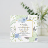 ブルーフラワーズスクエア招待状 招待状 (スタンド正面)