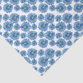 ブルーフラワーズティッシュペーパー 薄葉紙 (詳細)