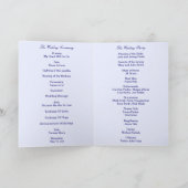 ブルーフラワーズメイソンジャースプログラムカード プログラム (内部)