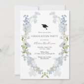 ブルーフラワーズ卒業パーティー 招待状 (正面)