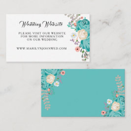 ブルーフラワーズ結婚フローラの西詳細 エンクロージャーカード