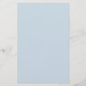 ブルーフラワーズ航海のウェディングシャワー招待状 (裏面)