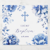 ブルーフラワーバプテスマ スパークリングワインラベル (シングルラベル)