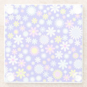 ブルーフラワーパワー ガラスコースター (裏面)