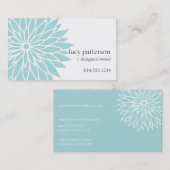 ブルーフラワーパワー　シックスタイリッシュ　名刺 名刺 (正面/裏面)