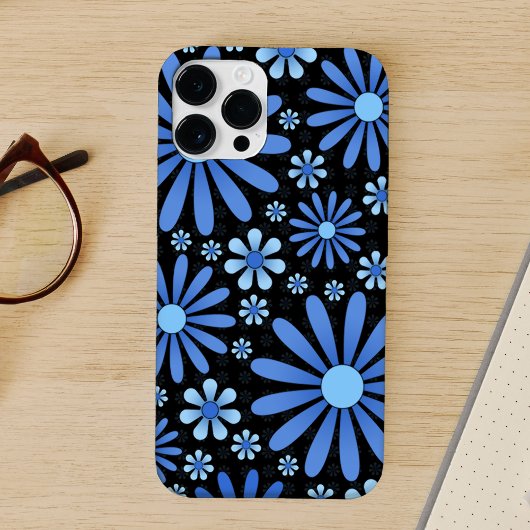 ブルーフラワーパワー スマホケース Case-Mate iPhoneケース