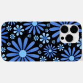 ブルーフラワーパワー スマホケース Case-Mate iPhoneケース (裏面 (横))