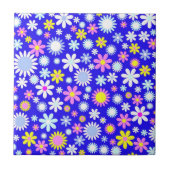 ブルーフラワーパワー タイル (正面)