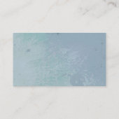 ブルーフラワービジネスカスタムカードテンプレート 名刺 (裏面)