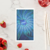 ブルーフラワーファンタジーパターン、抽象芸術フラクタル芸術 (インサイチュ)