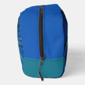 ブルーフラワーファンタジーパターン、抽象芸術フラクタル芸術 ドップキット (右)