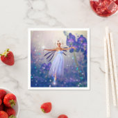 ブルーフラワーフェアリー スタンダードカクテルナプキン (インサイチュ)