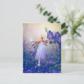 ブルーフラワーフェアリー ポストカード (スタンド正面)