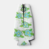 ブルーフラワーブライドボトルスーツ ボトルクーラー (裏面)