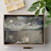 ブルーフラワーブーケ花器まだライフデコップブルー 薄葉紙 (ギフト)