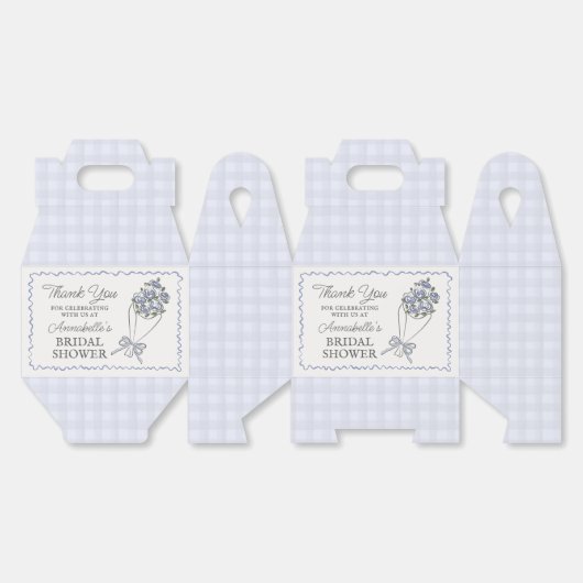 ブルーフラワーマーケットフレッシュフローラブライダルシャワー フェイバーボックス (見開き)