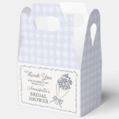 ブルーフラワーマーケットフレッシュフローラブライダルシャワー フェイバーボックス (見開き)