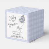 ブルーフラワーマーケットフレッシュフローラベビーシャワー フェイバーボックス (裏面サイド)