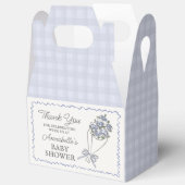 ブルーフラワーマーケットフレッシュフローラベビーシャワー フェイバーボックス (見開き)