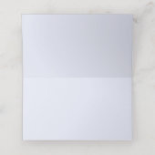 ブルーフラワーマーケットフレッシュフローラ折り畳み座席表 プレイスカード (内部開封)