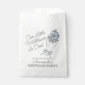 ブルーフラワーマーケットフレッシュフローラ誕生日 フェイバーバッグ (正面)