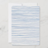 ブルーフラワーマーケットフローラブライダルシャワー招待 招待状 (裏面)