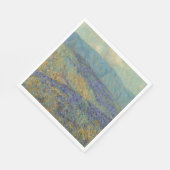 ブルーフラワーランドスケープ(by Granville Redmond) スタンダードランチョンナプキン (角)