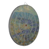 ブルーフラワーランドスケープ(by Granville Redmond) ダーツボード (正面左)