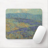 ブルーフラワーランドスケープ(by Granville Redmond) マウスパッド (マウス)