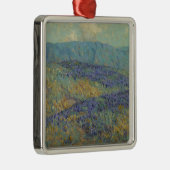 ブルーフラワーランドスケープ(by Granville Redmond) メタルオーナメント (右)